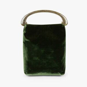 DRIES VAN NOTEN Velvet Micro Bag w Original Duster and Strap